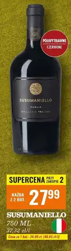 Biedronka Wino półwytrawne Susumaniello Feudi Del Duca oferta
