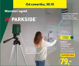 Lidl Laser krzyżowy ze statywem Parkside oferta
