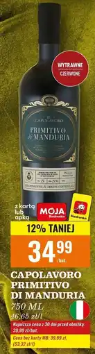 Biedronka Wino Il Capolavoro Primitivo Di Manduria oferta