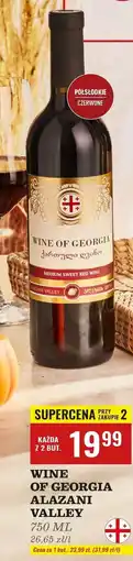 Biedronka Wino Wine Of Georgia Red Semi Sweet oferta