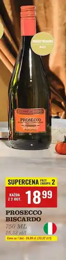 Biedronka Wino Biscardo Prosecco oferta