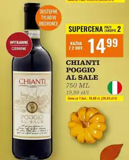Biedronka Wino Chianti Poggio Al Sale oferta