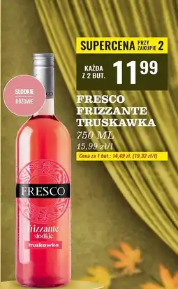 Biedronka Wino truskawkowe Fresco Frizzante Rose oferta