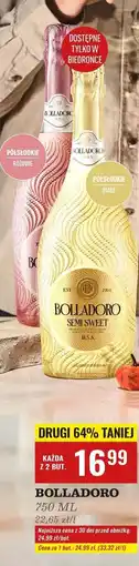 Biedronka Wino półsłodkie Bolladoro oferta