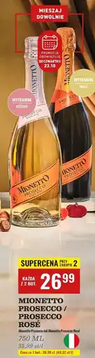Biedronka Wino Mionetto Prosecco Rose oferta