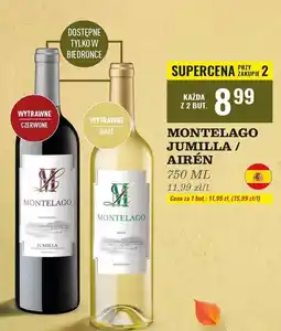Biedronka Wino wytrawne Montelago Dop Jumilla oferta