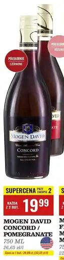Biedronka Wino Mogen David Pomegranate oferta