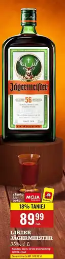 Biedronka Likier Jagermeister oferta