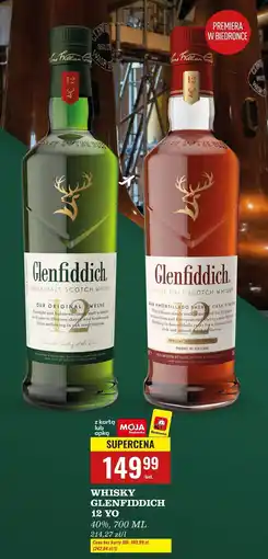 Biedronka Whisky specia edition Glenfiddich 12 Yo oferta