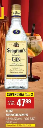 Biedronka Gin Seagram's Extra Dry oferta