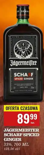 Biedronka Likier scharf spiced ginger Jagermeister oferta