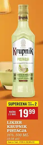Biedronka Wódka Krupnik Pistacja oferta