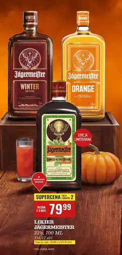 Biedronka Likier retro Jagermeister oferta
