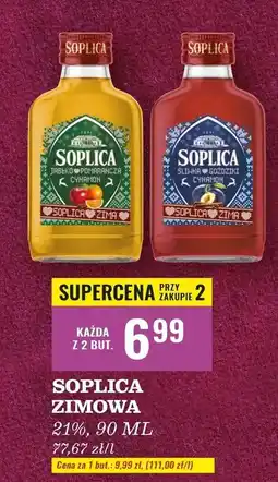 Biedronka Likier śliwka goździki cynamon Soplica Zimowa oferta