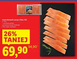 Lidl Łosoś atlantycki porcje fileta oferta