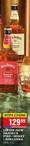 Biedronka Whiskey + szklanka Jack Daniel's Tennessee Fire oferta