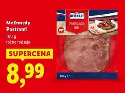 Lidl Pastrami wołowe z papryczką chili Mcennedy oferta