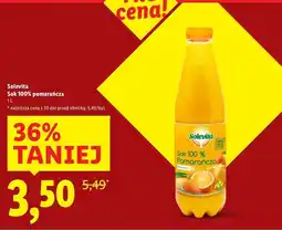 Lidl Sok pomarańczowy 100% Solevita oferta