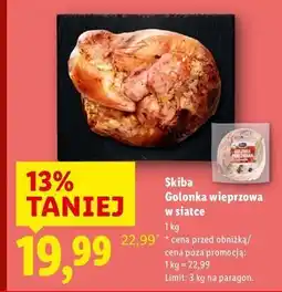 Lidl Golonka wieprzowa w siatce Skiba oferta