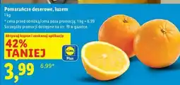 Lidl Pomarańcze deserowe oferta