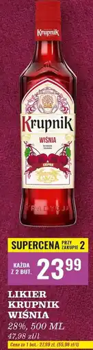 Biedronka Wódka Krupnik Wiśniowy oferta