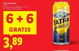 Lidl Piwo Tatra Jasne Pełne oferta