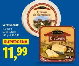 Lidl Ser fromage de bretagne Claudel oferta