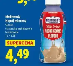 Lidl Napój mleczny brownie Mcennedy oferta