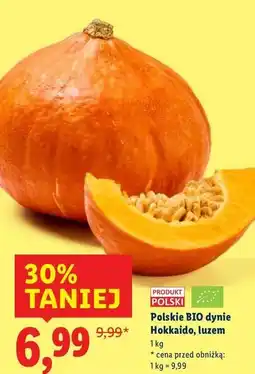 Lidl Dynia hokkaido bio oferta