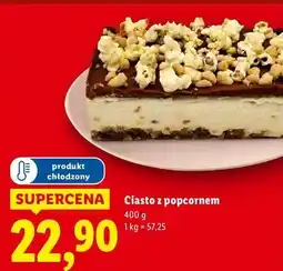 Lidl Ciasto z popcornem oferta