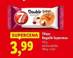 Lidl Rogal vanilla-cherry 7 Days Double Max oferta