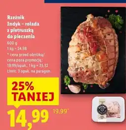 Lidl Rolada z indyka pietruszką Rzeźnik Codzienna Dostawa oferta