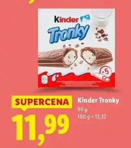 Lidl Batoniki Kinder Tronky oferta