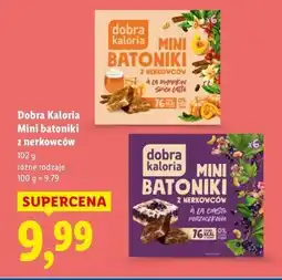 Lidl Mini batoniki z nerkowców a'la ciasto porzeczkowe Dobra Kaloria oferta