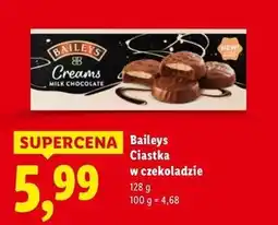 Lidl Ciastka z kremem w mlecznej czekoladzie Baileys oferta