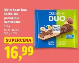 Lidl Czekolada crunchy duo Ritter Sport oferta