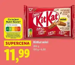 Lidl Baton Kitkat Chunky Biscoff oferta