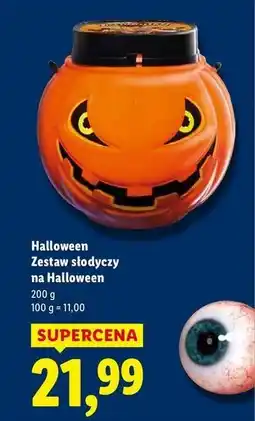 Lidl Dynia zestaw słodyczy Halloween oferta