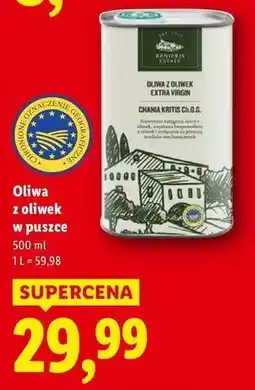 Lidl Oliwa z oliwek Renieris Estate oferta