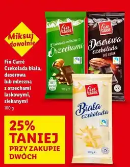 Lidl Czekolada biała Fin Carre oferta