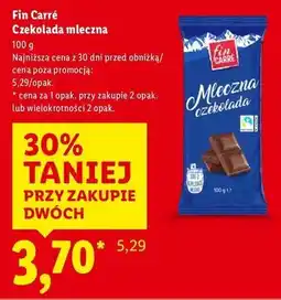 Lidl Czekolada mleczna Fin Carre oferta