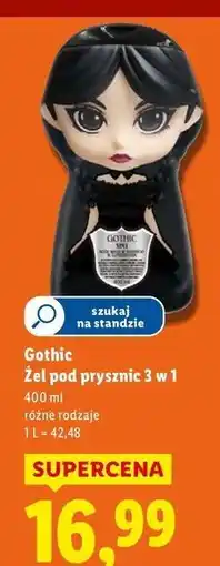 Lidl Żel pod prysznic gothic oferta