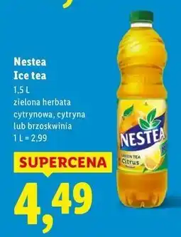 Lidl Herbata mrożona lemon Nestea oferta