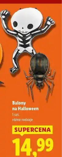 Lidl Balony halloween oferta