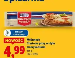 Lidl Ciasto na pizzę w stylu amerykańskim Mcennedy oferta