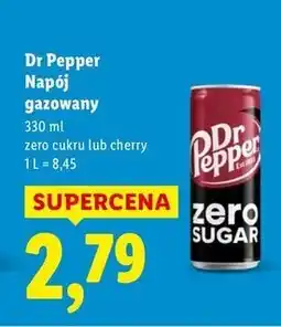 Lidl Napój zero Dr Pepper oferta