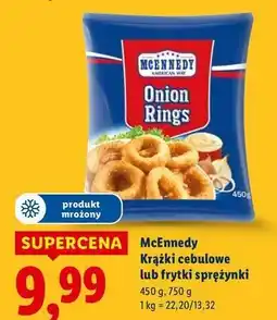 Lidl Frytki curlies classic Mcennedy oferta