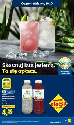Lidl Napój aloesowy granat Solevita oferta