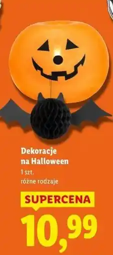 Lidl Dekoracje halloween oferta