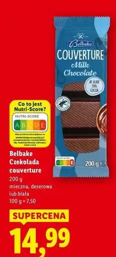 Lidl Czekolada ciemna do gotowania Belbake oferta
